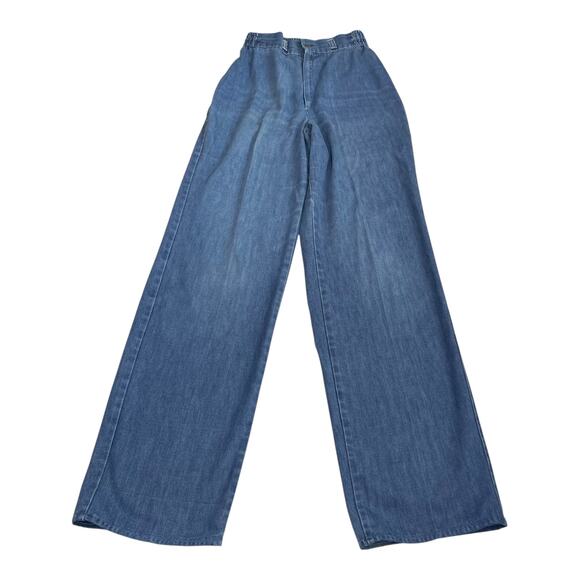 Vintage Ms. Paquette High-Rise Flare Jeans | Elastic Waist | Wide Leg | Size S - Picture 9 of 10